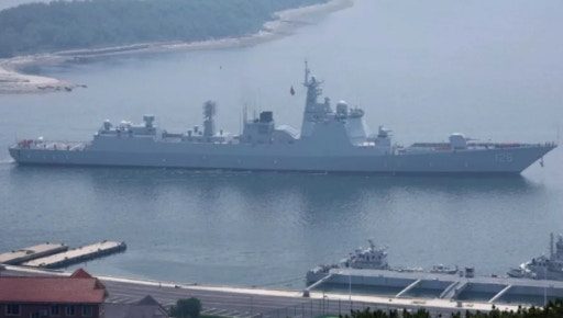 052D型驅逐艦。（騰訊網）